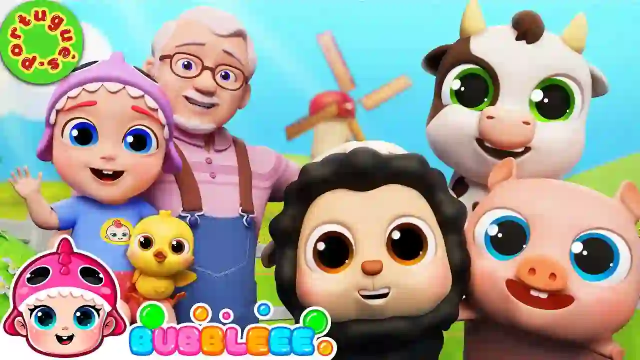 Old MacDonald had a farm! 🐄🐔🐷 + MORE | Tic Toc With Animals 🕒 | Bubbleee Kids Songs