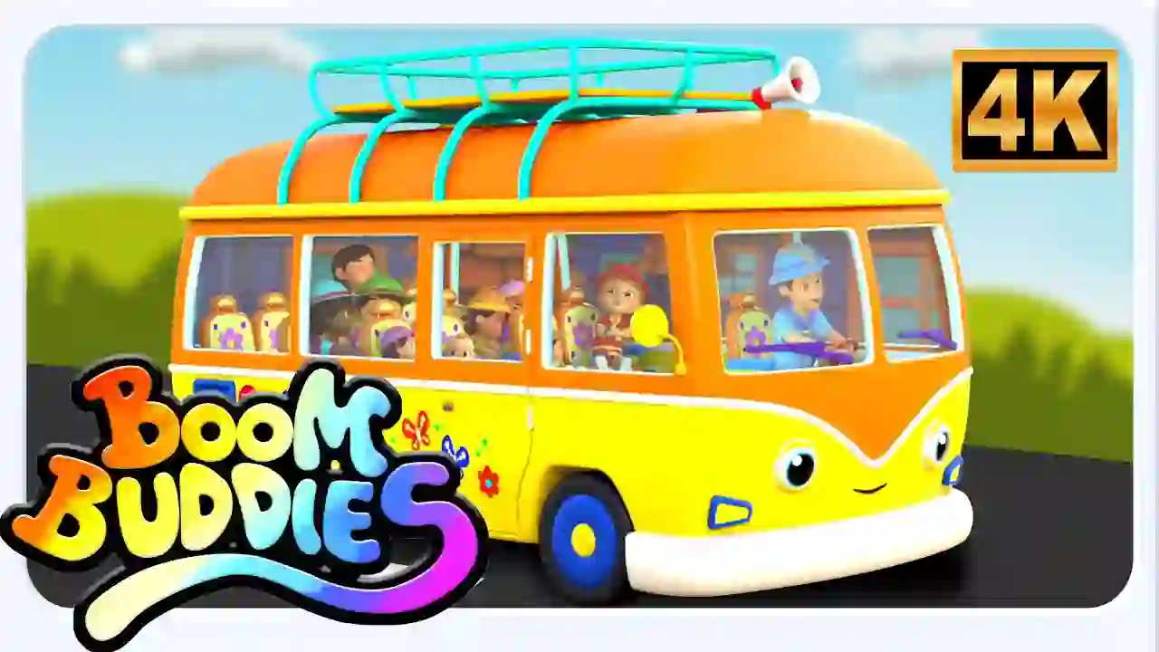 Wheels on the Bus Camp, Vehicle Rhyme and Kids Song