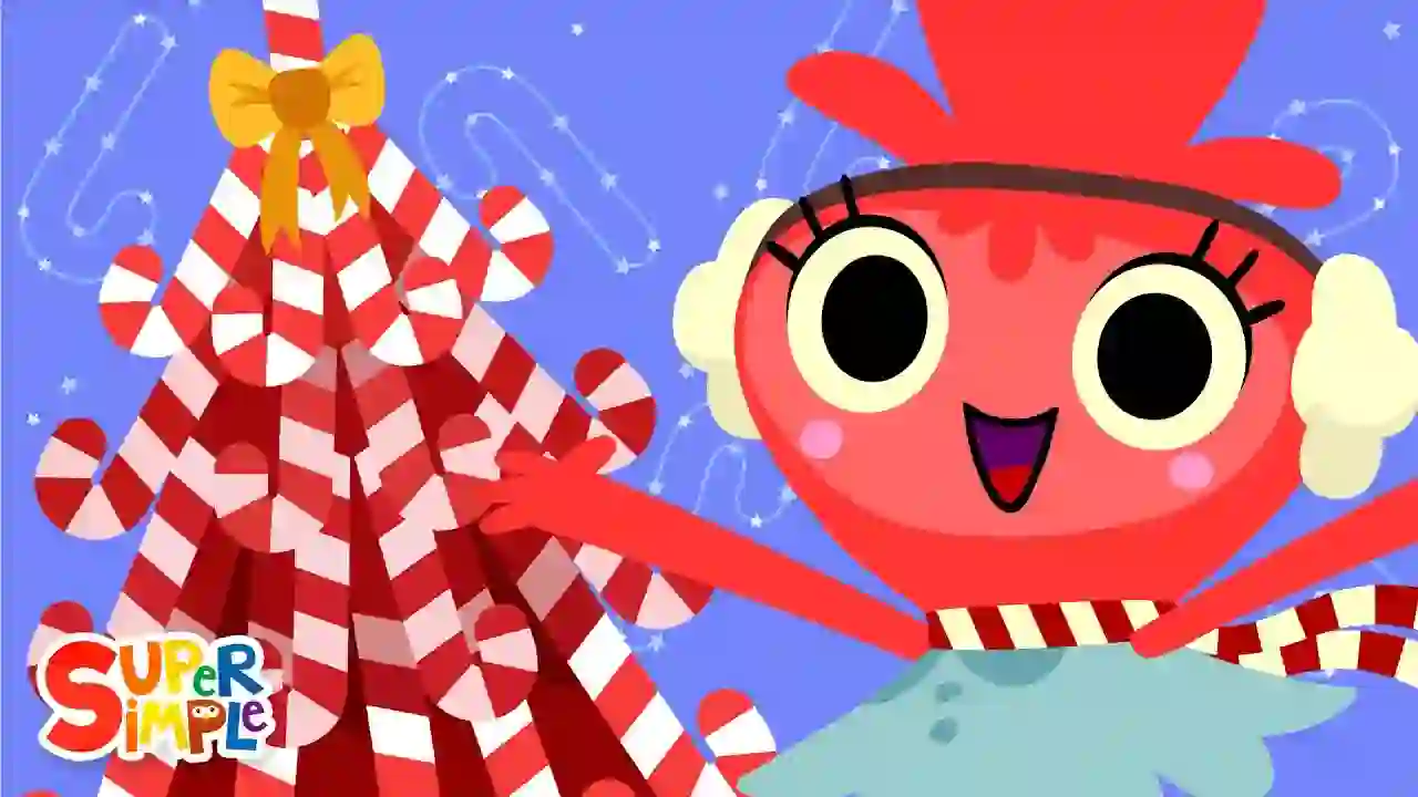 Candy Cane Tree | Original Kids Christmas Song | Super Simple Songs