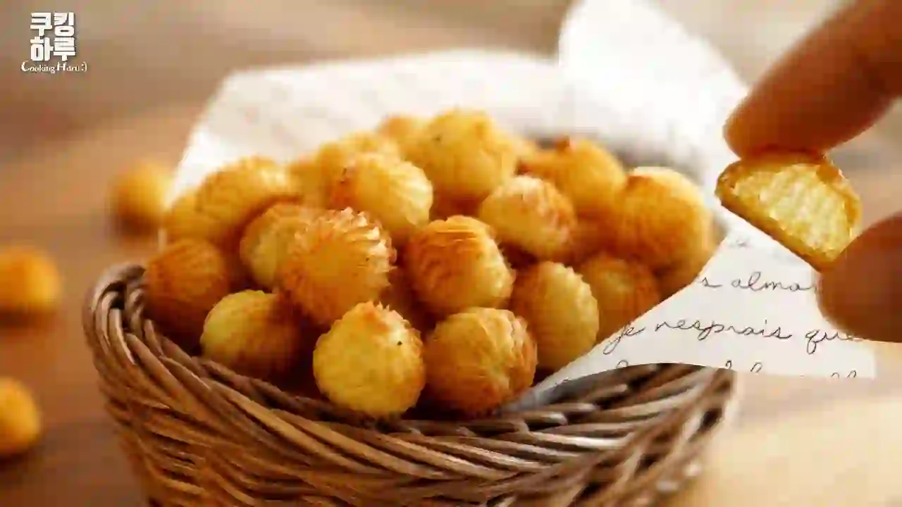 2 potatoes!! Crispy and delicious bubble potato cookies without flour!! Bubble potato chips!
