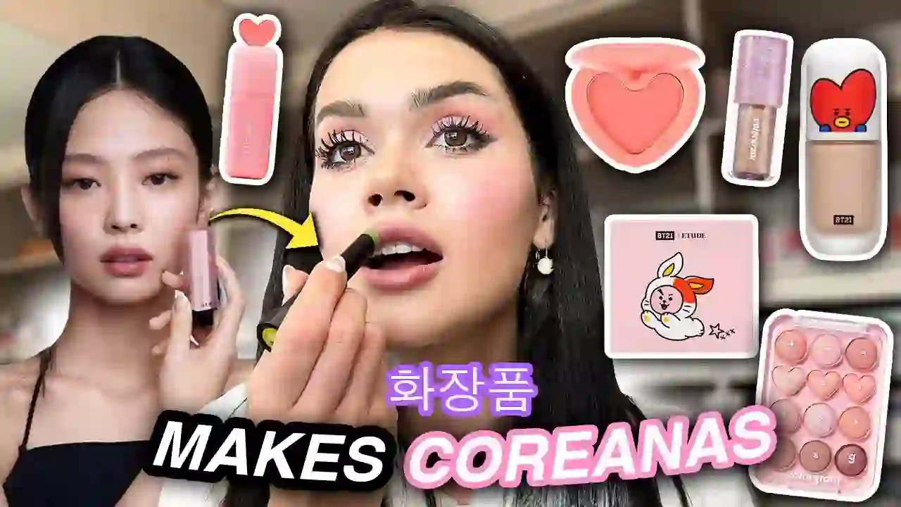 TESTING ALL THE KOREAN MAKEUP I BOUGHT!